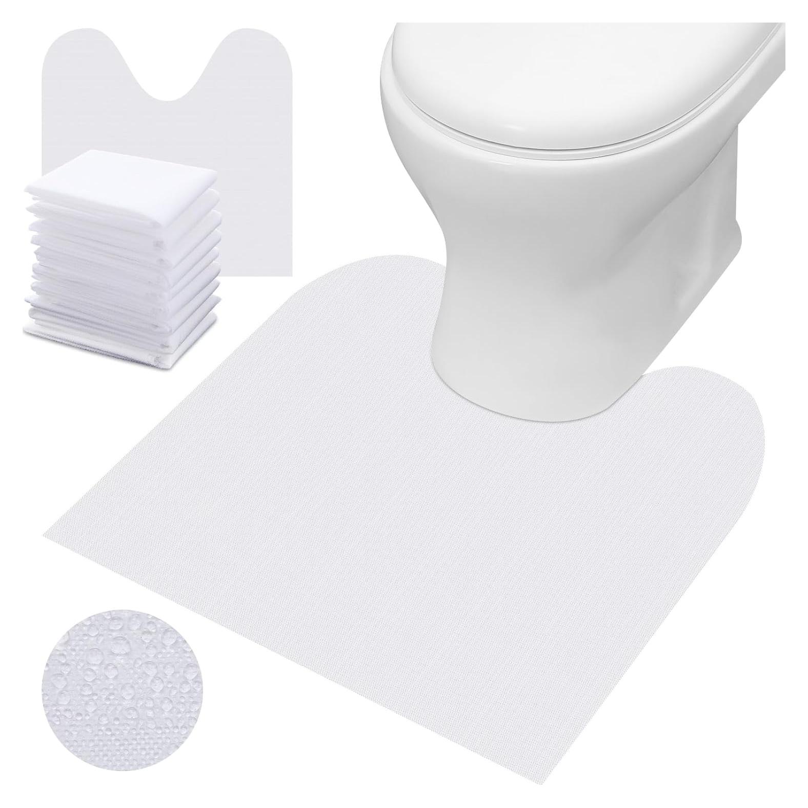 50 Alfombrillas Desechables para Inodoro 61x61 cm Antideslizantes