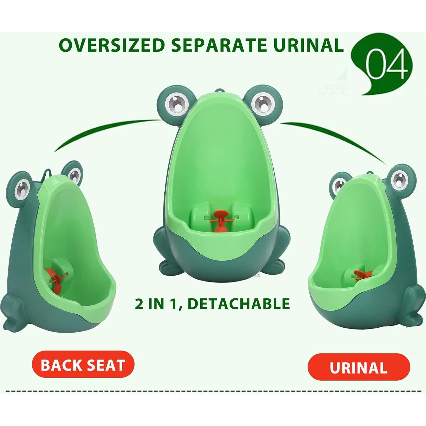 Orinal de Entrenamiento para Niños Dpofirs Rana Verde