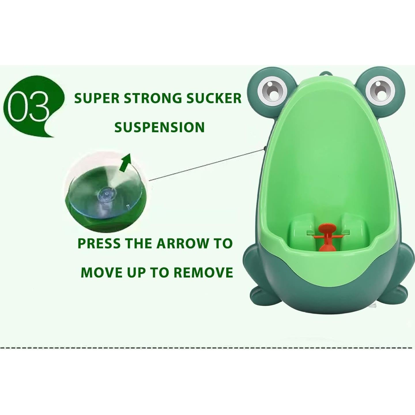 Orinal de Entrenamiento para Niños Dpofirs Rana Verde