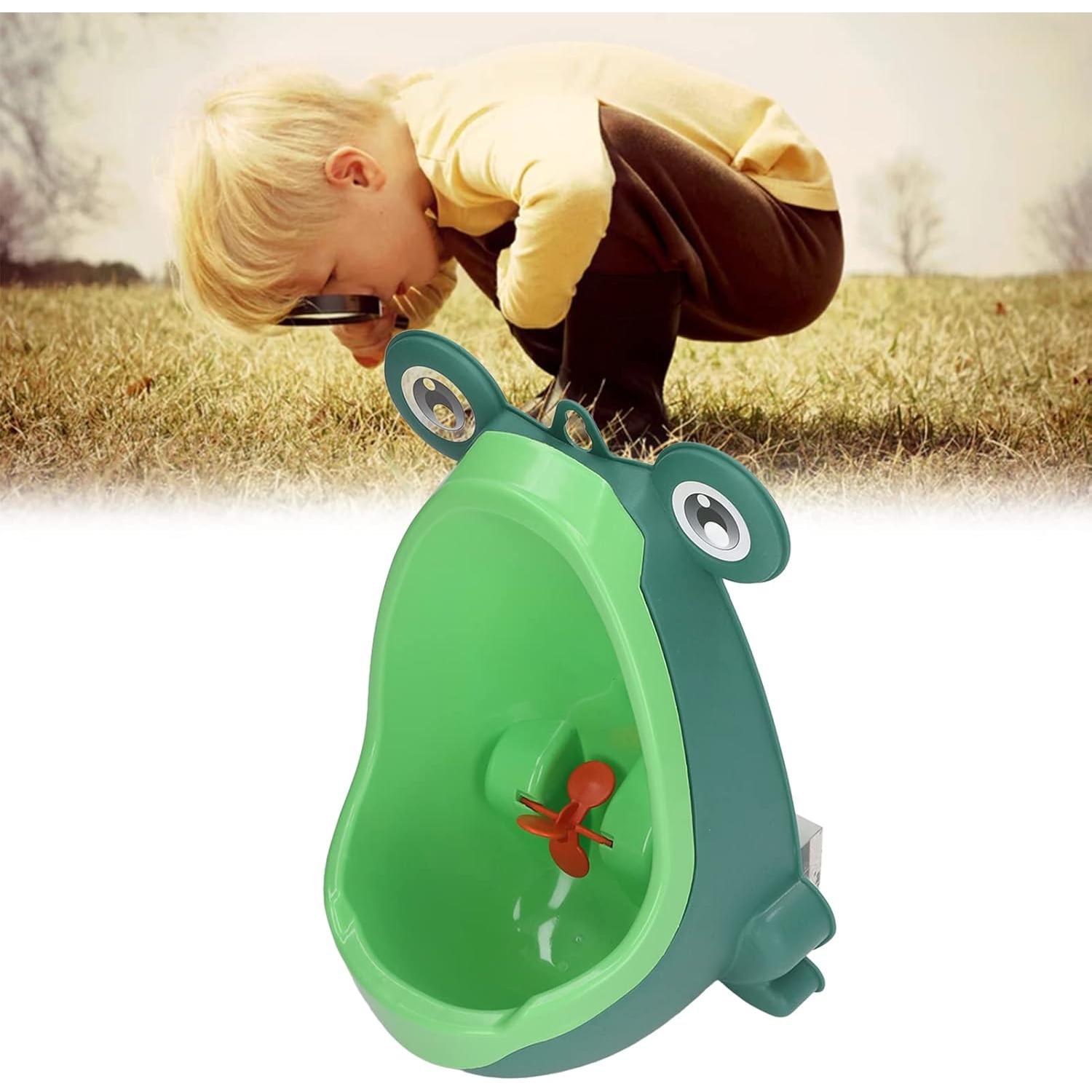 Orinal de Entrenamiento para Niños Dpofirs Rana Verde