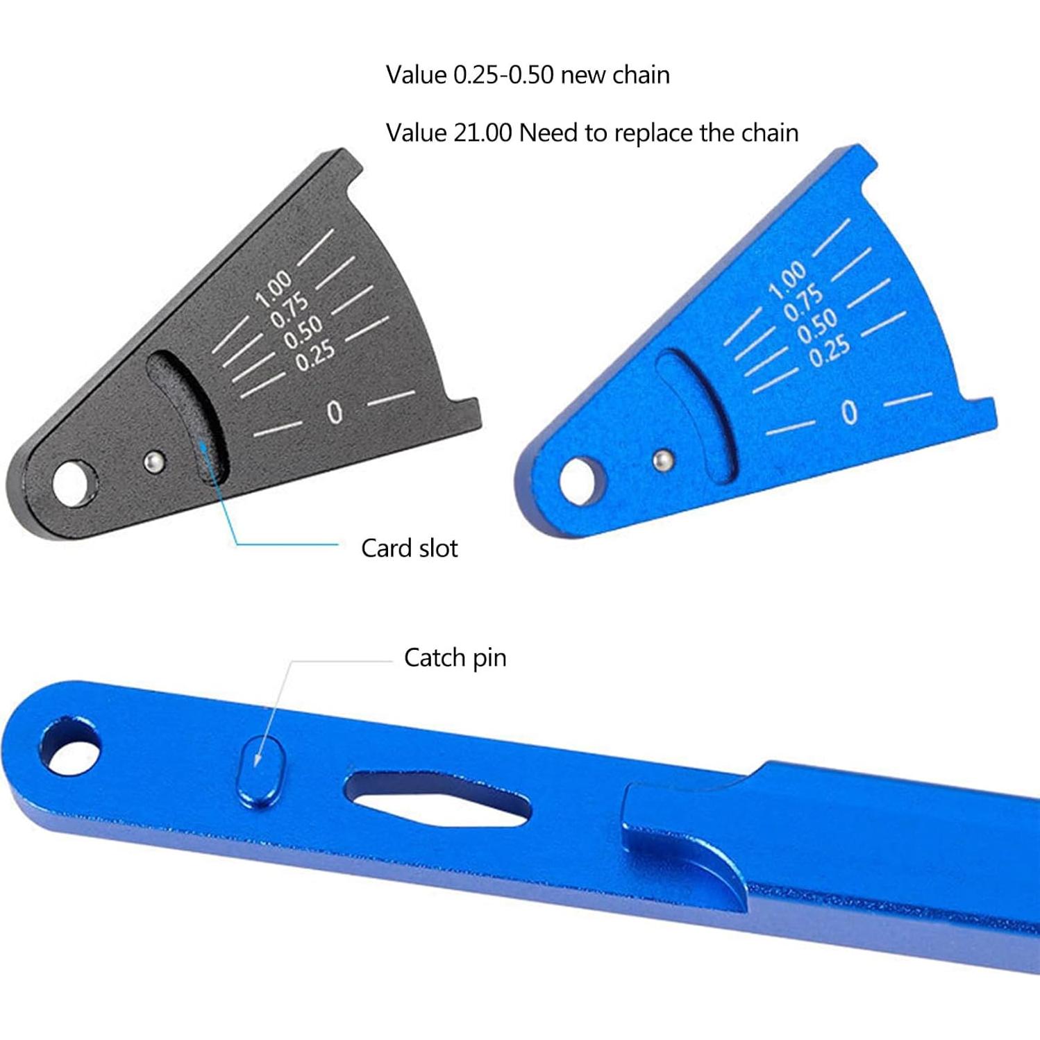 Medidor de desgaste de cadena para bicicletas QINGFAN