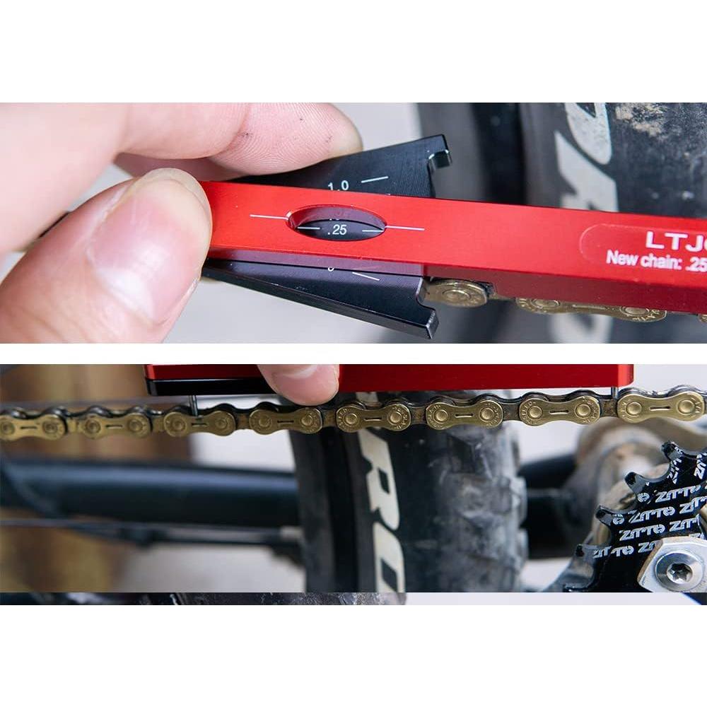 Indicador de desgaste de cadena de bicicleta HXBER 135mm