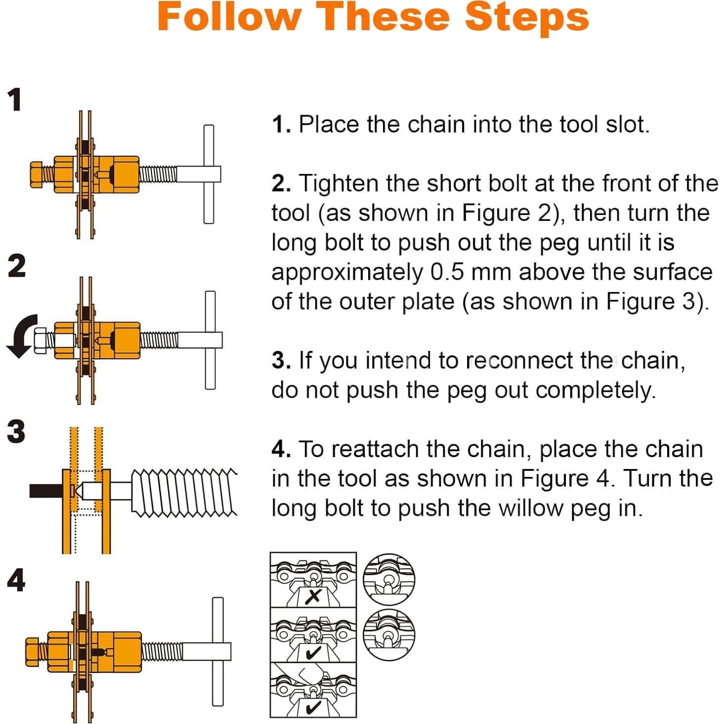 Kit de Herramientas de Reparación de Cadenas de Bicicleta SunTiYa
