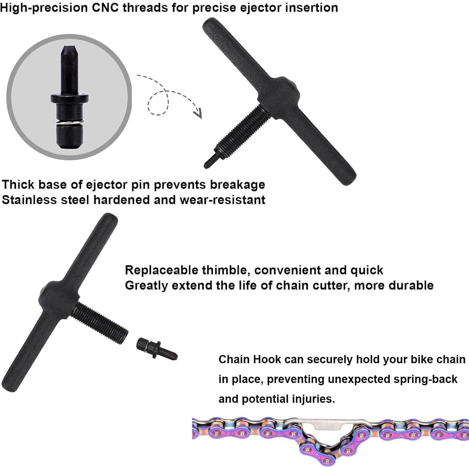 Kit de Herramientas de Reparación de Cadenas de Bicicleta SunTiYa