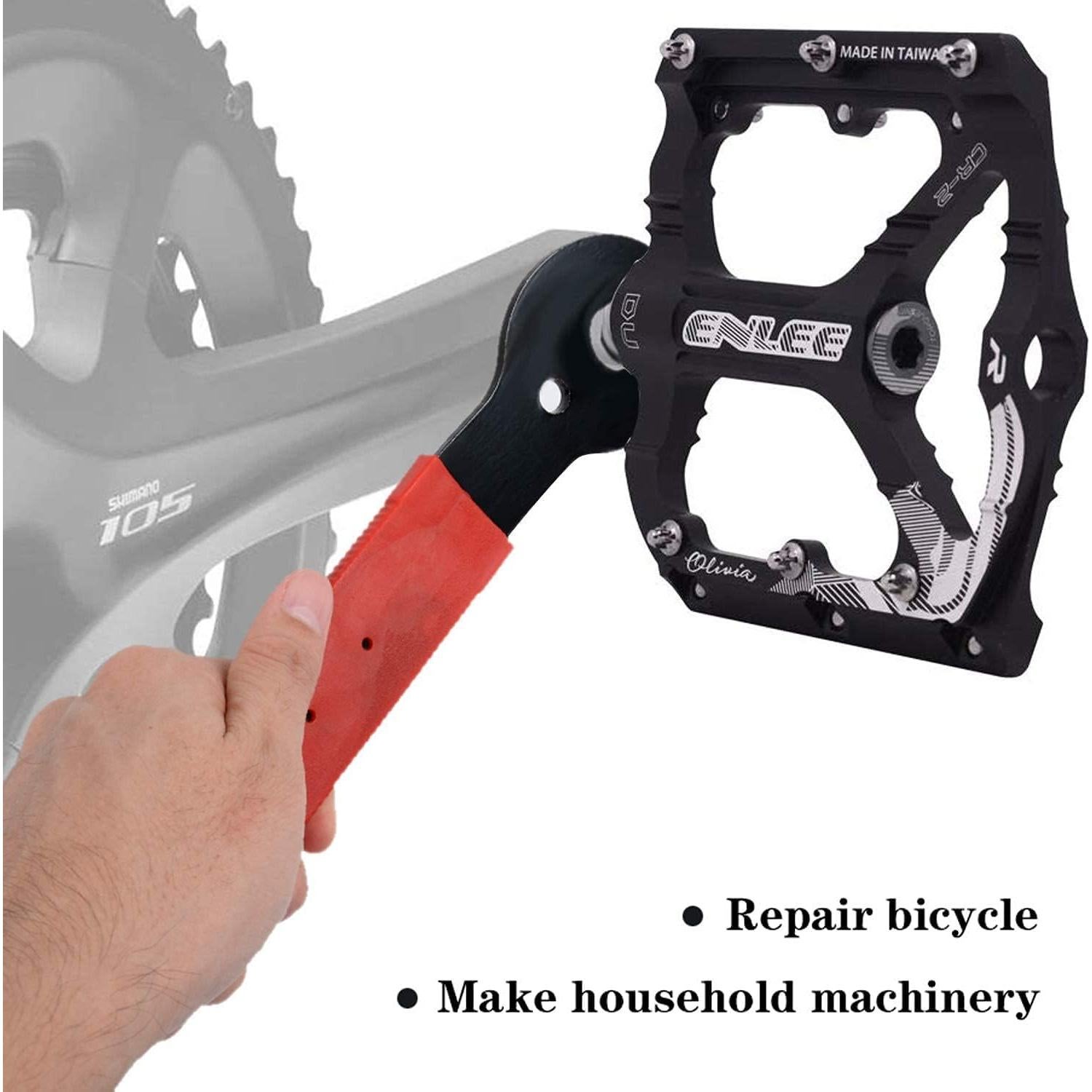 Llave de Pedal Doble Cara Nainsect 15/16/17mm para Bicicleta