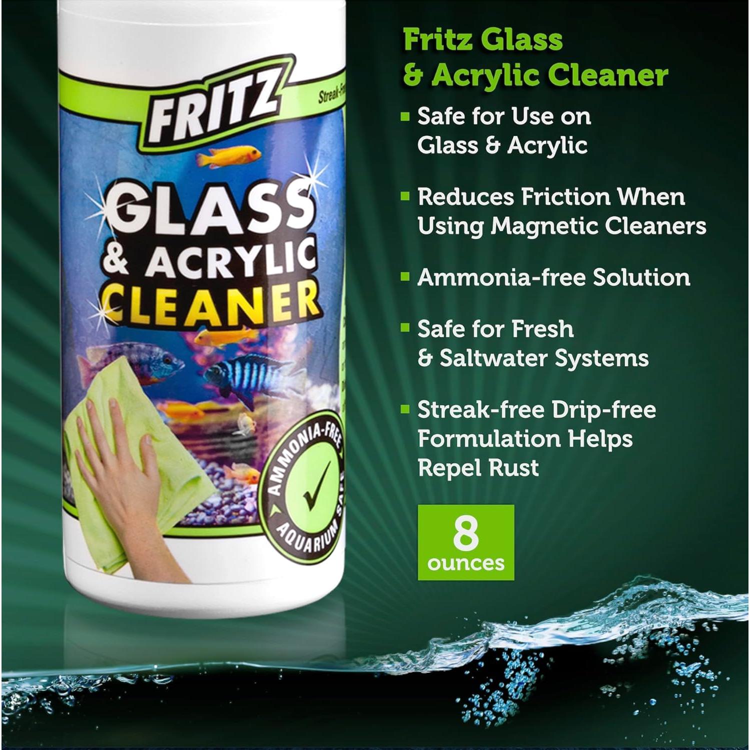 Limpiador de Vidrio y Acrílico para Acuarios Fritz Aquatics 226.8 ml