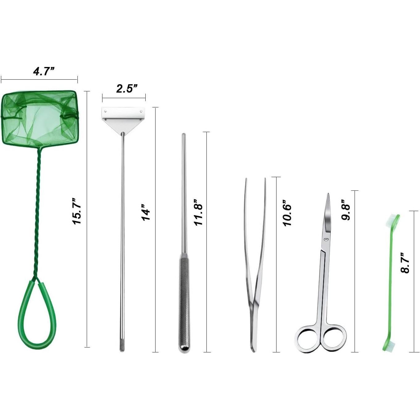 Aspiradora de Grava para Acuario QREBYQ con Kit de Limpieza