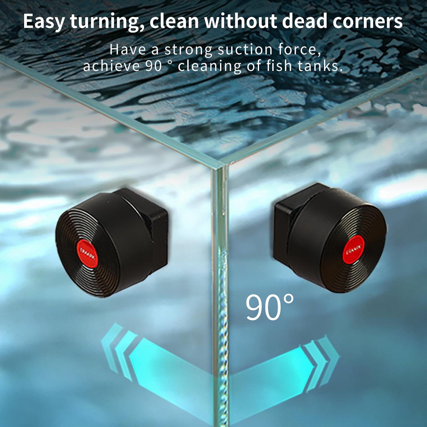 Cepillo Limpiador Magnético para Acuario de Vidrio ERAARK 3.81 cm