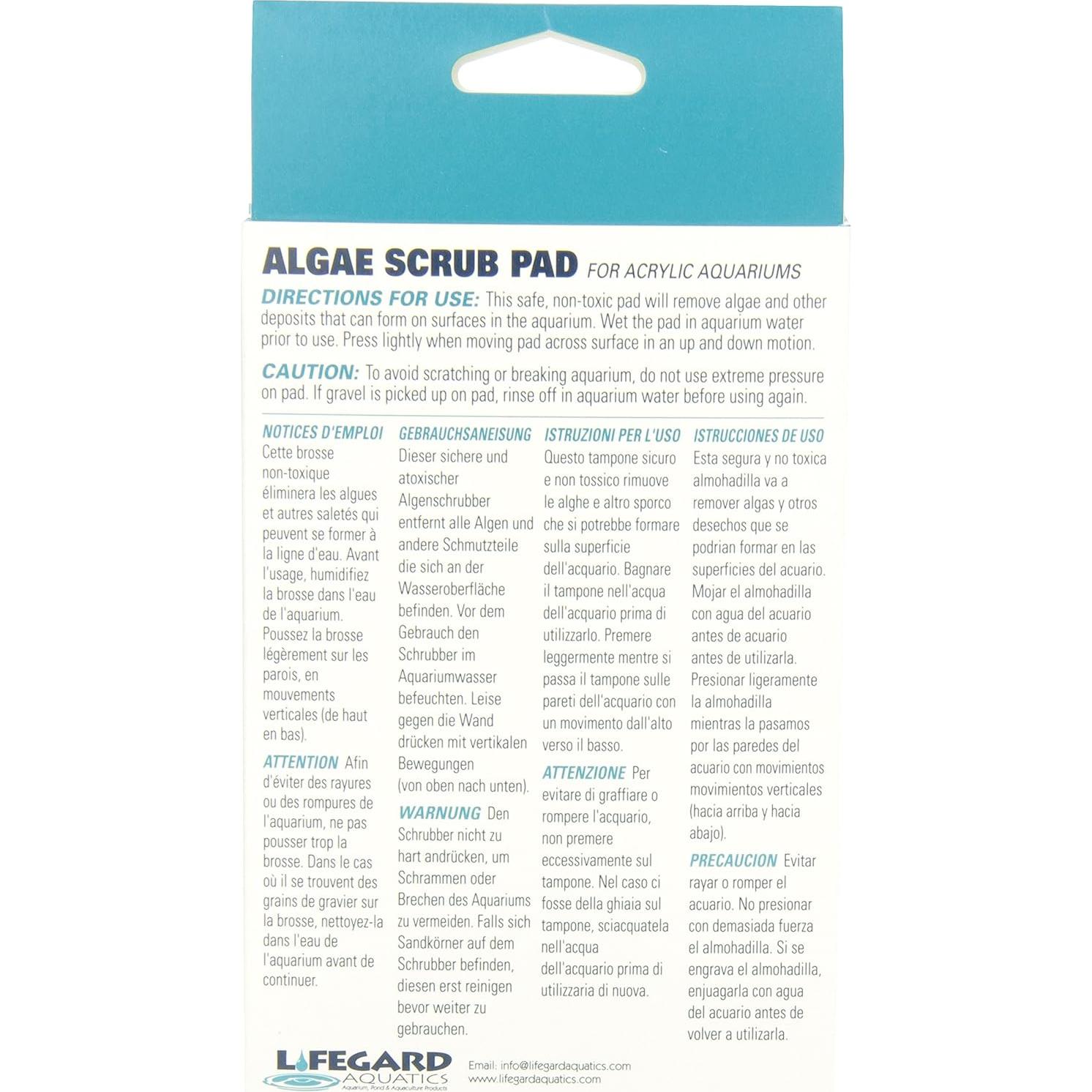 Almohadilla de Limpieza de Algas Lifegard 10x15 cm Blanca