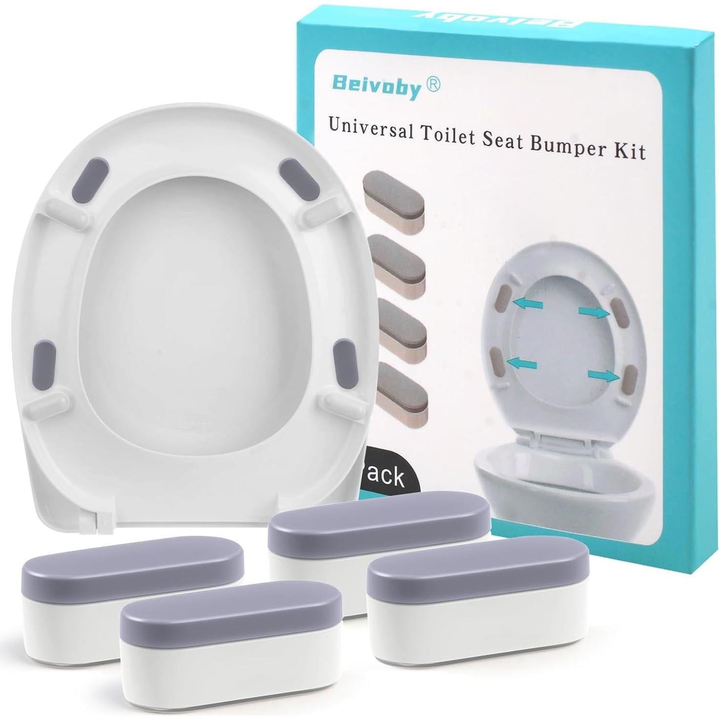 Bumpers Universales para Asientos de Inodoro BEIVOBY - 4 Piezas