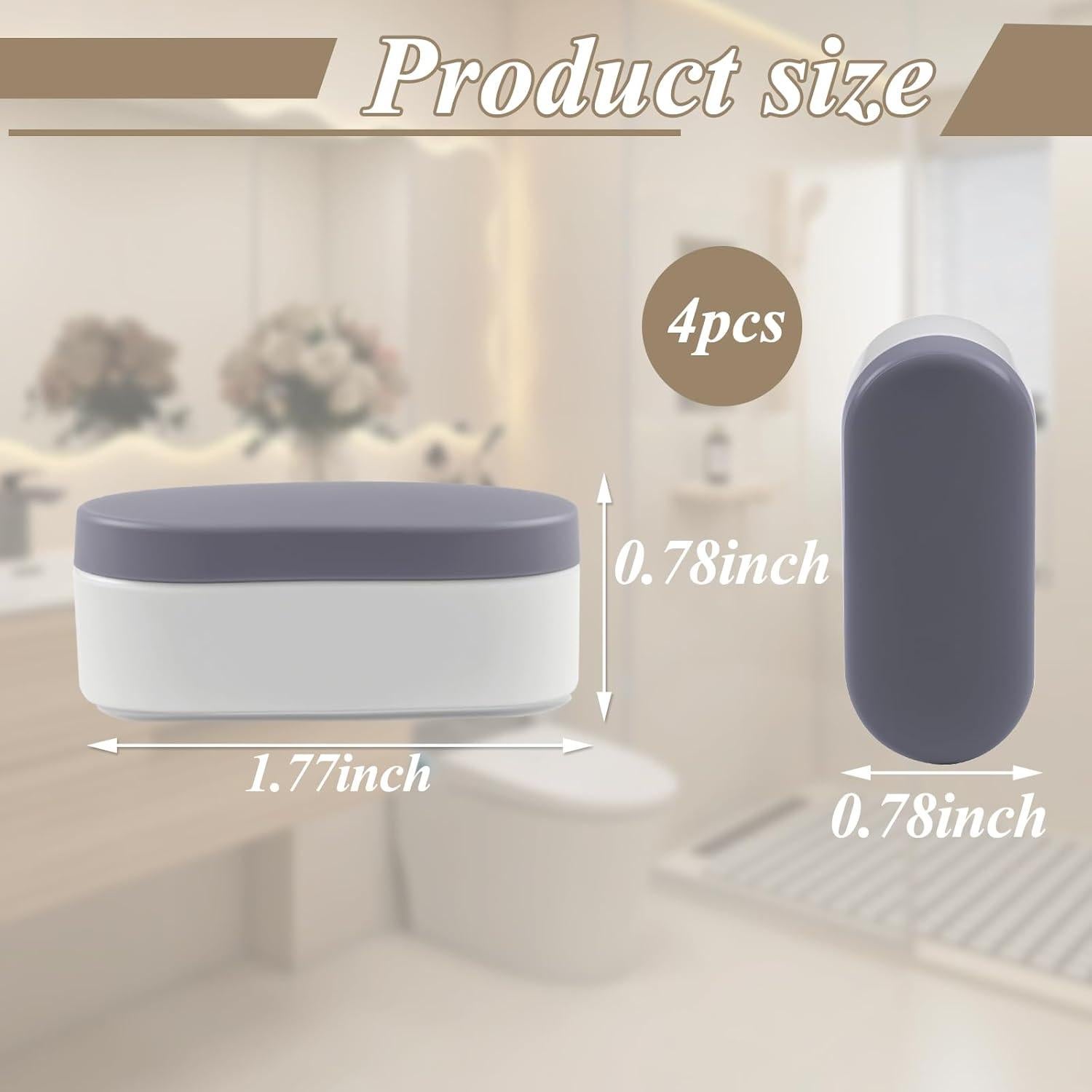 Bumpers Universales para Asientos de Inodoro BEIVOBY - 4 Piezas