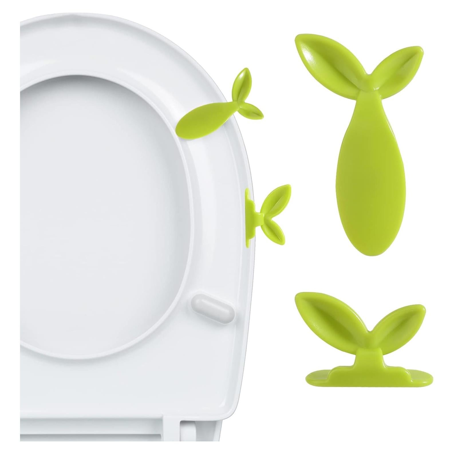 Elevador de Tapa de Inodoro Pwsap - 2 Pcs, Verde, Silicona