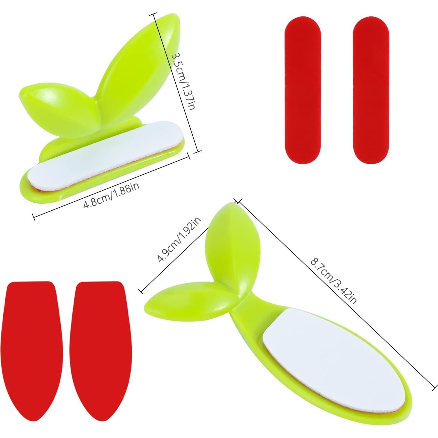 Elevador de Tapa de Inodoro Pwsap - 2 Pcs, Verde, Silicona