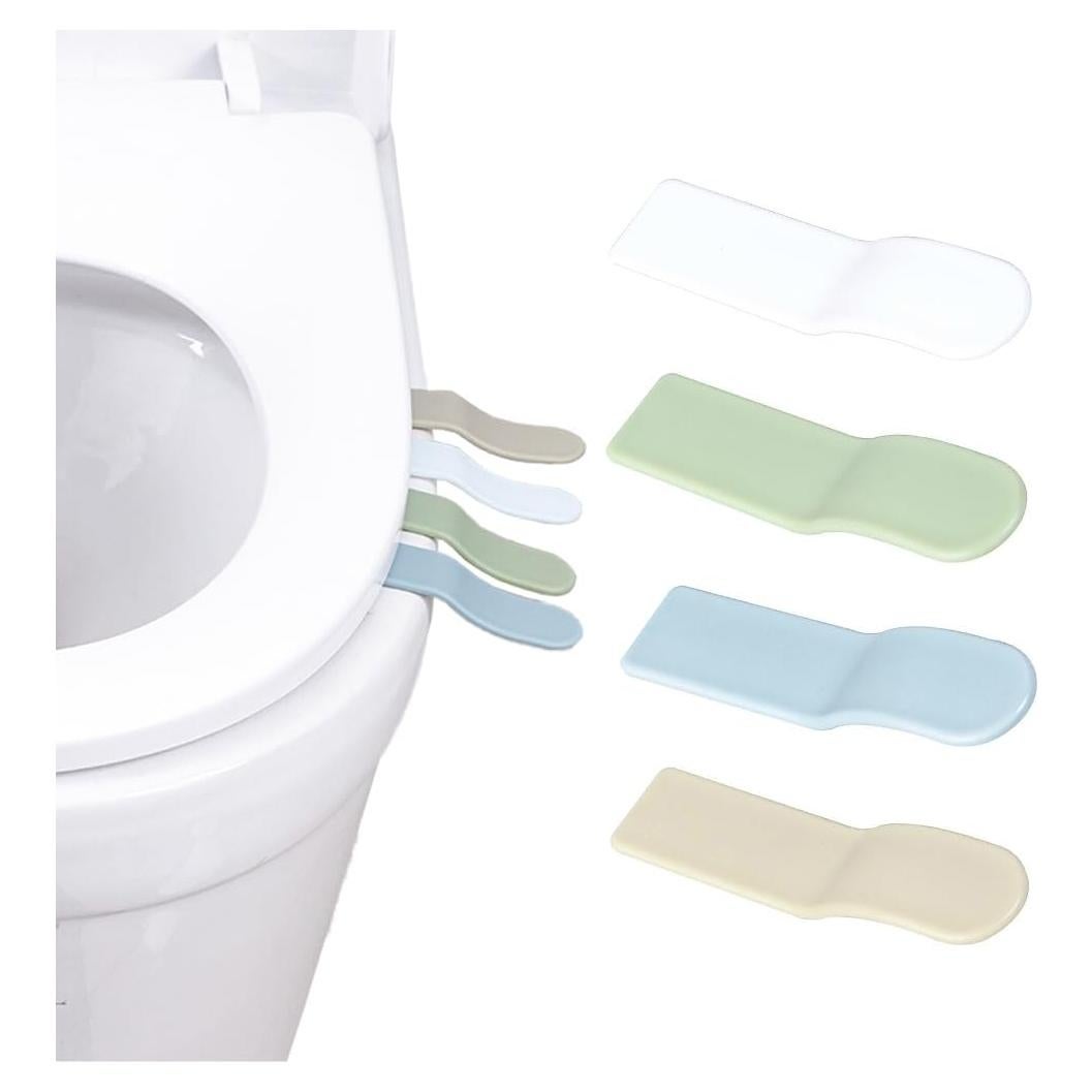 Levantador de Asiento de Inodoro Genérico Set de 4 Multicolor