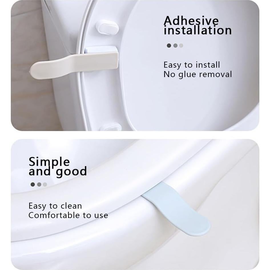 Levantador de Asiento de Inodoro Genérico Set de 4 Multicolor