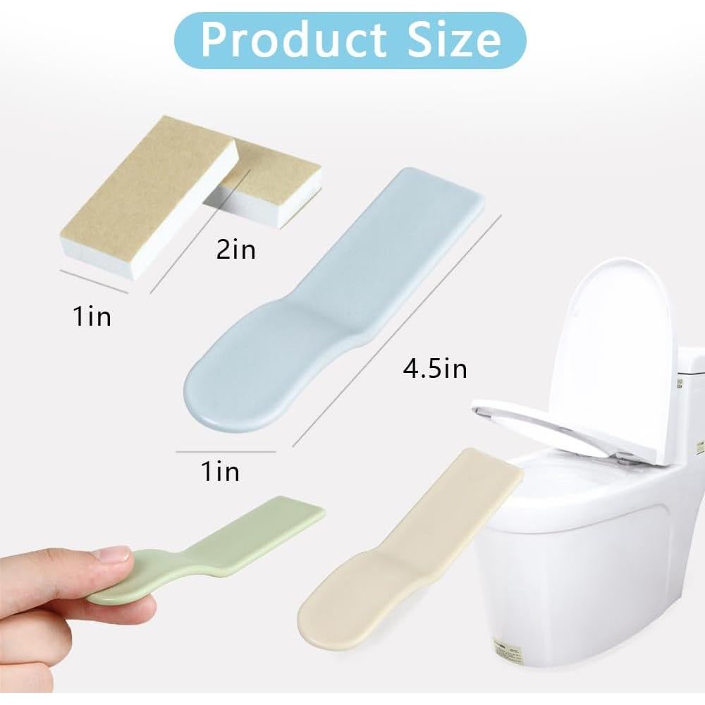 Levantador de Asiento de Inodoro Genérico Set de 4 Multicolor