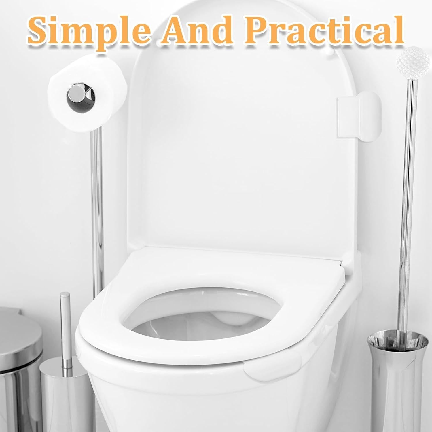 Mango Elevador de Tapa de Inodoro Aphumedc 9 Piezas Blanco