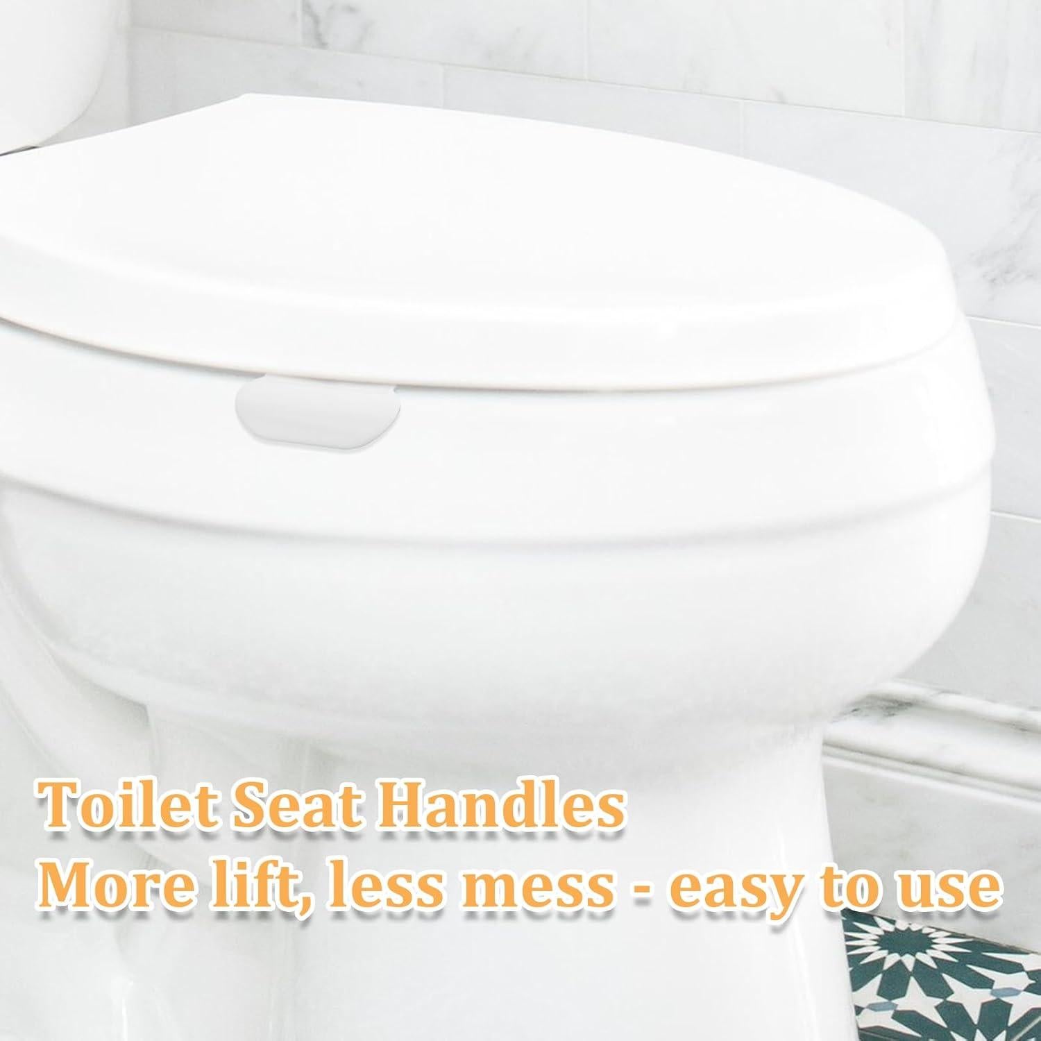 Mango Elevador de Tapa de Inodoro Aphumedc 9 Piezas Blanco