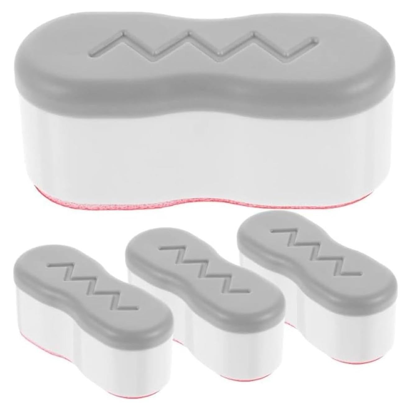 4 Bumpers de Asiento de Inodoro WsjiaboFux Adhesivos Blancos