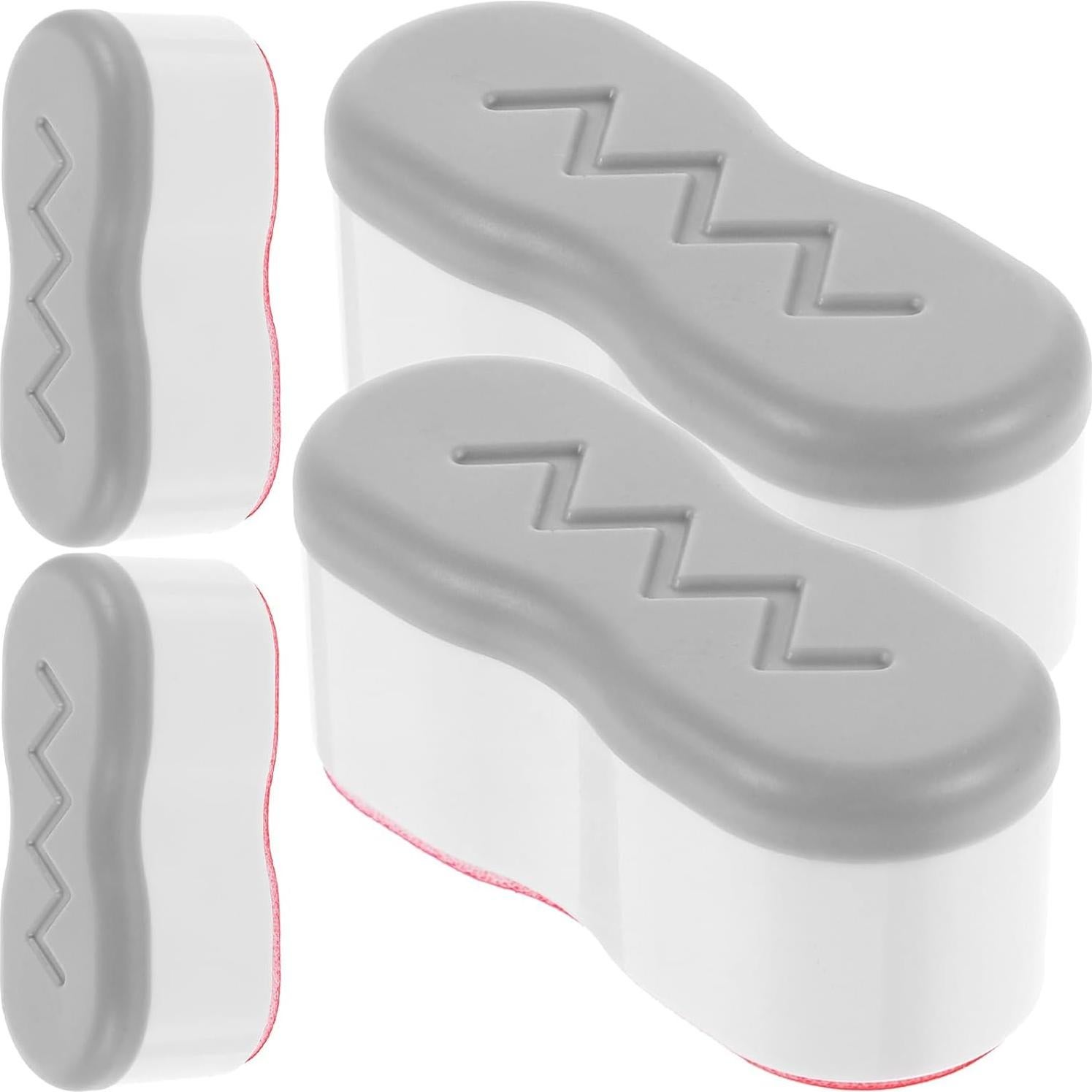 4 Bumpers de Asiento de Inodoro WsjiaboFux Adhesivos Blancos