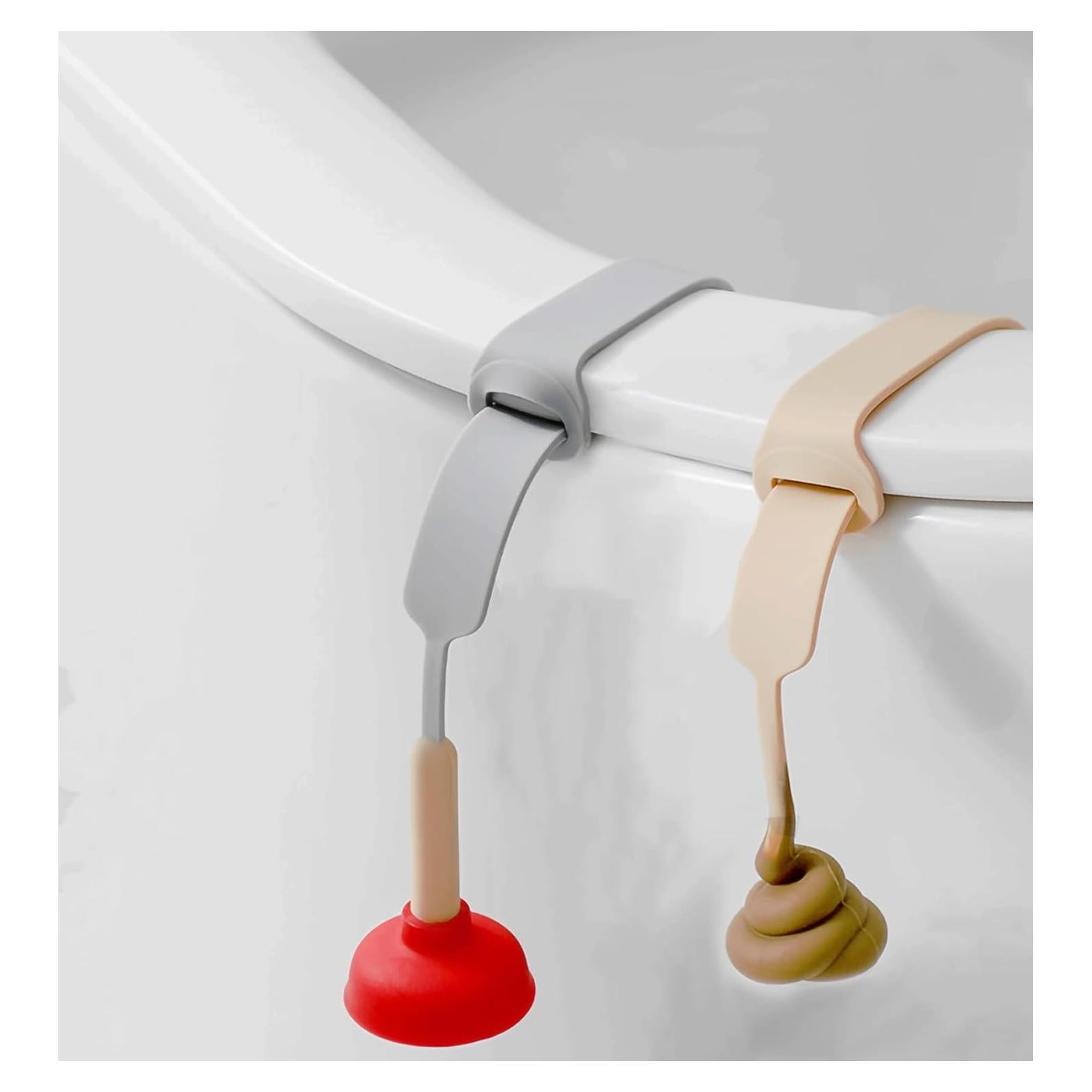 Elevador de Tapa de Inodoro de Silicona CIXVOEMK - 2 Piezas