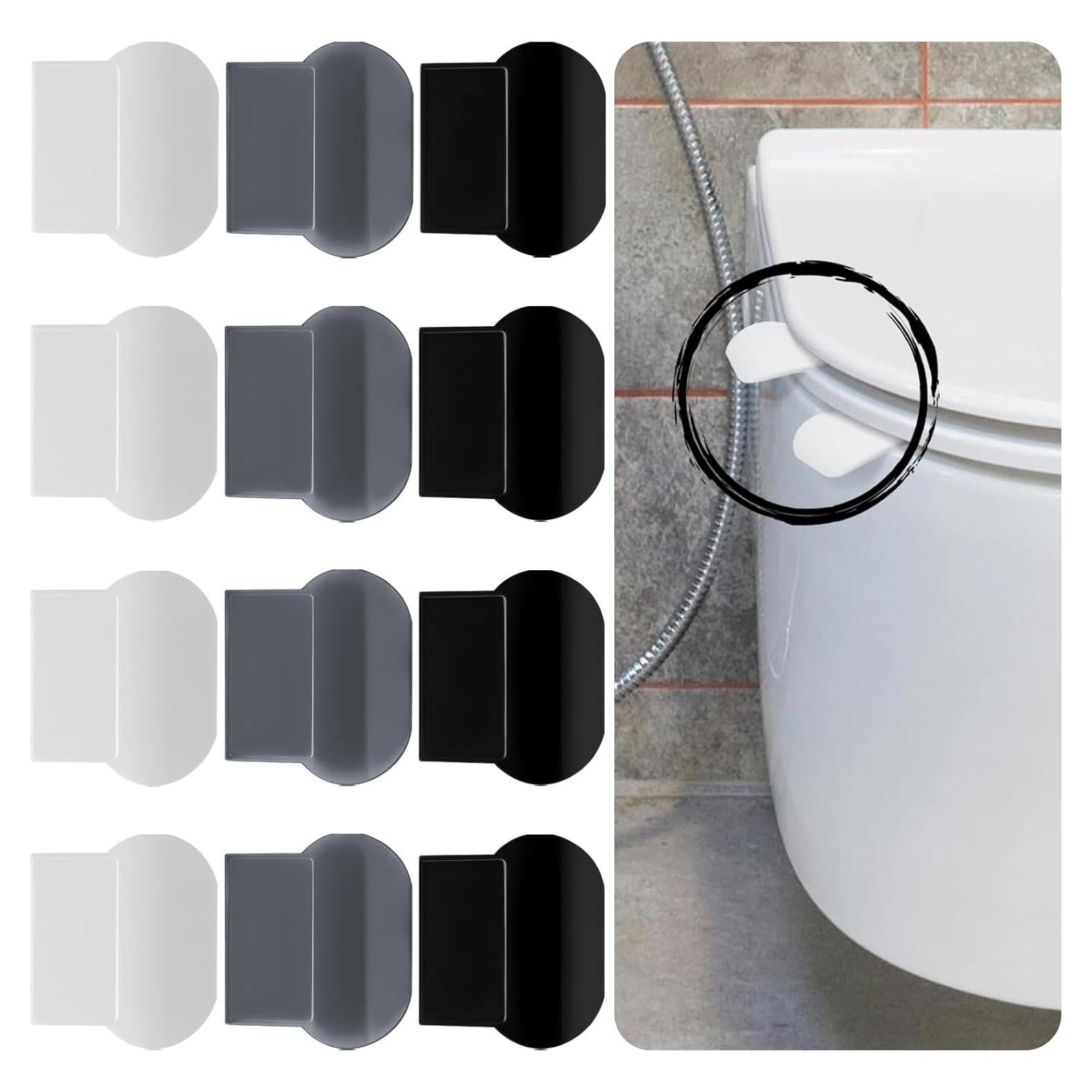 Elevador de Asiento de Inodoro 12 Piezas Ravlzors Autoadhesivo