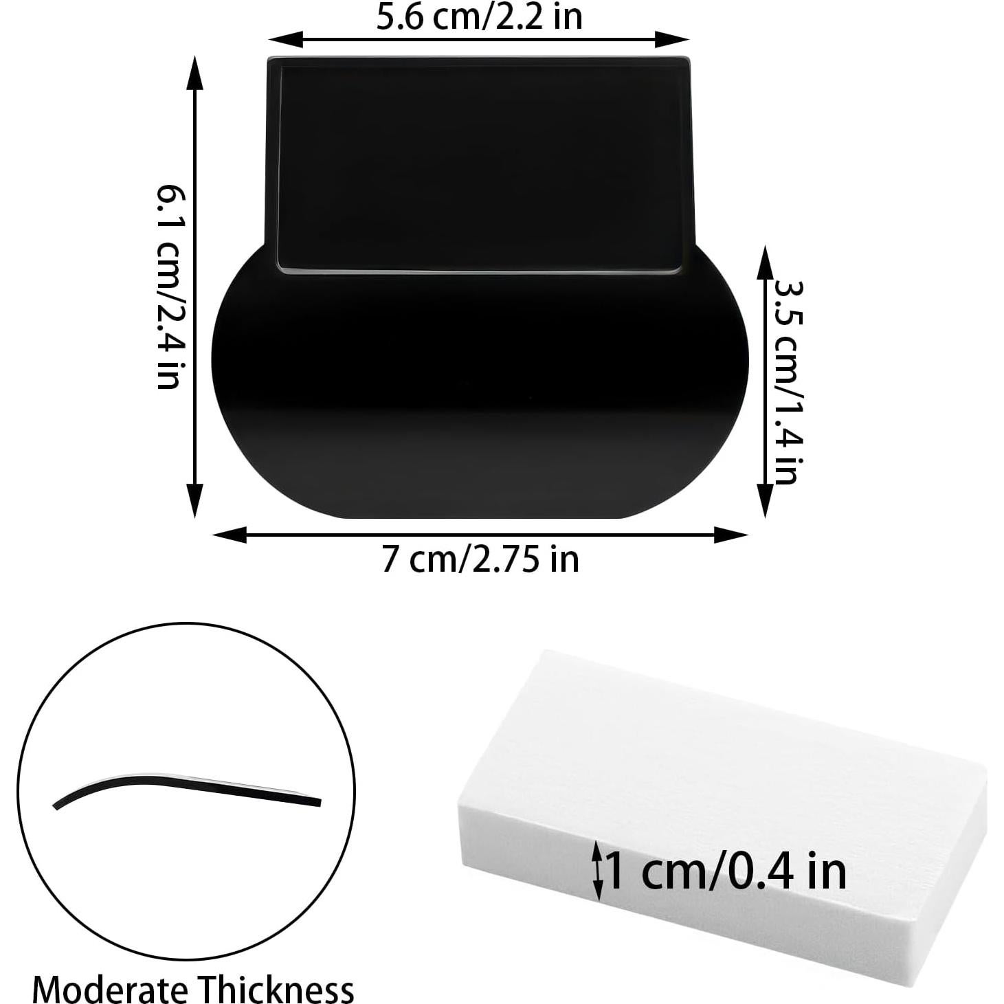 Elevador de Asiento de Inodoro 12 Piezas Ravlzors Autoadhesivo