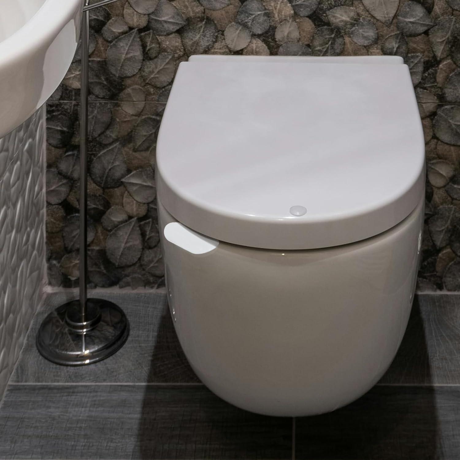 Elevador de Asiento de Inodoro 12 Piezas Ravlzors Autoadhesivo