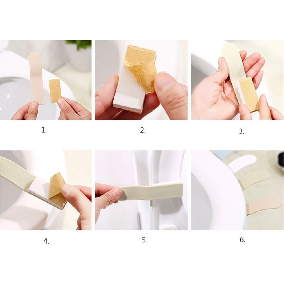 Elevador de Tapa de Inodoro Daycount - Paquete de 4 Unidades