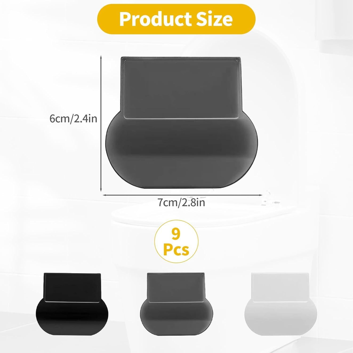 Elevador de Asiento de Inodoro 9 Pcs Maahongh - Higiénico y Práctico