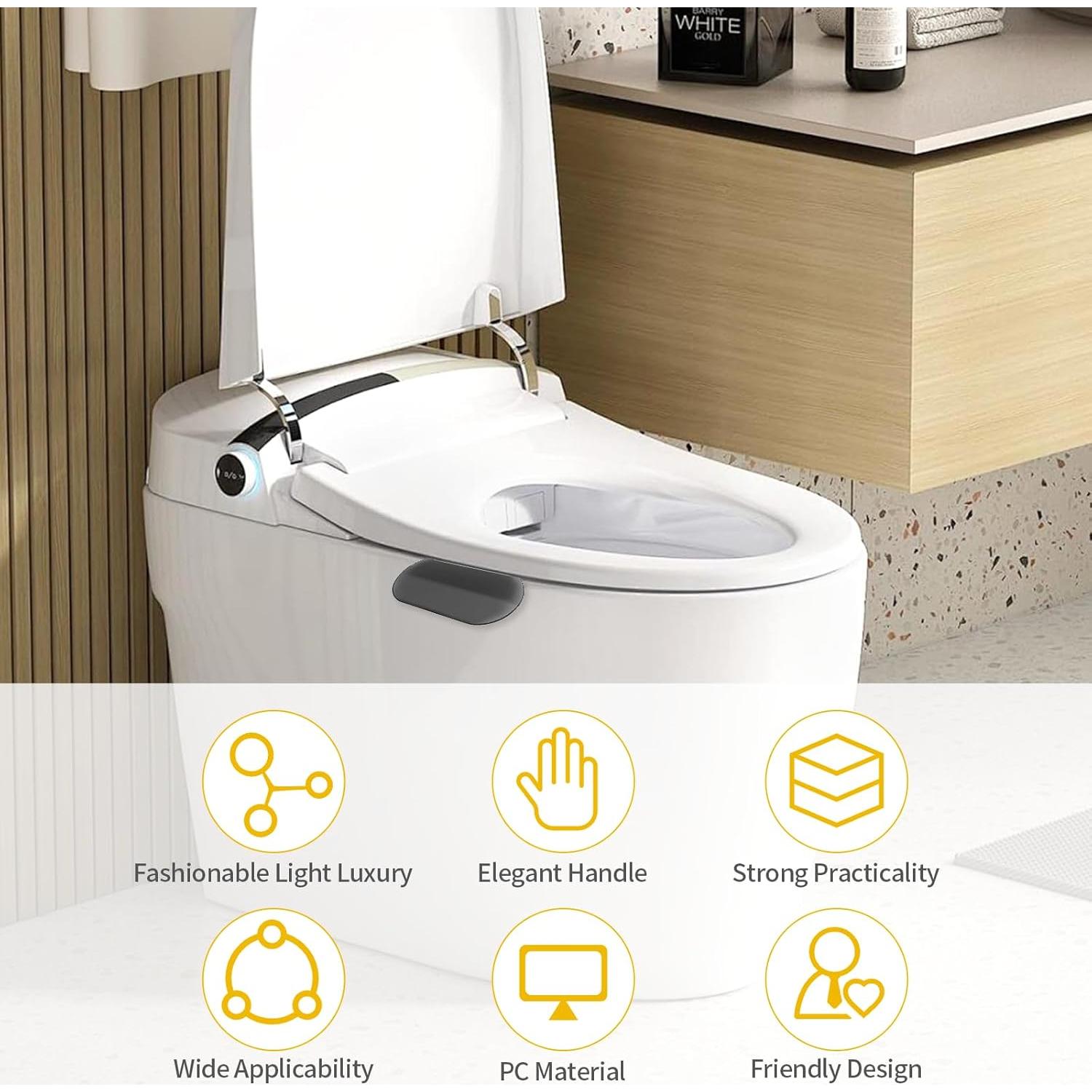 Elevador de Asiento de Inodoro 9 Pcs Maahongh - Higiénico y Práctico