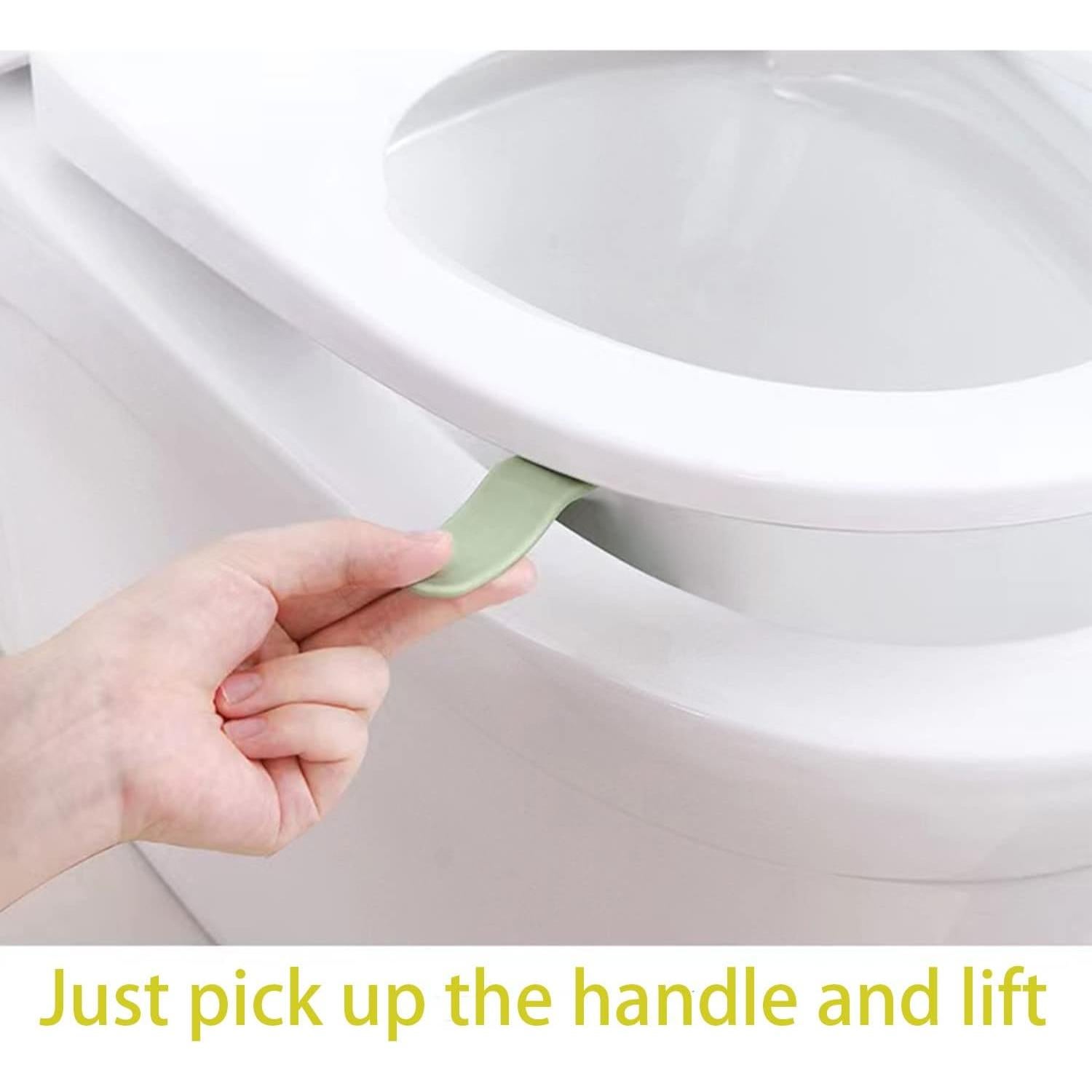 Elevador de Asiento de Inodoro Qishing 8 Pcs, Higiénico y Práctico