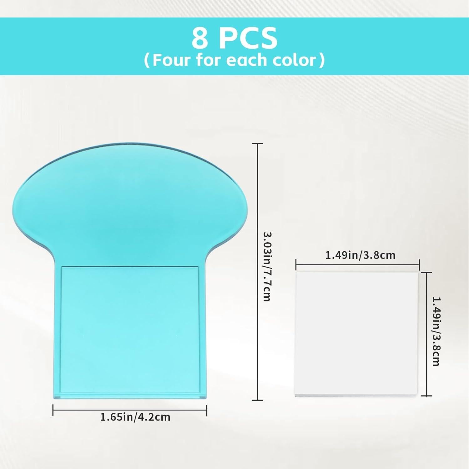 8 Levantadores de Tapa de Inodoro Gallipower - Soporte Blanco y Verde