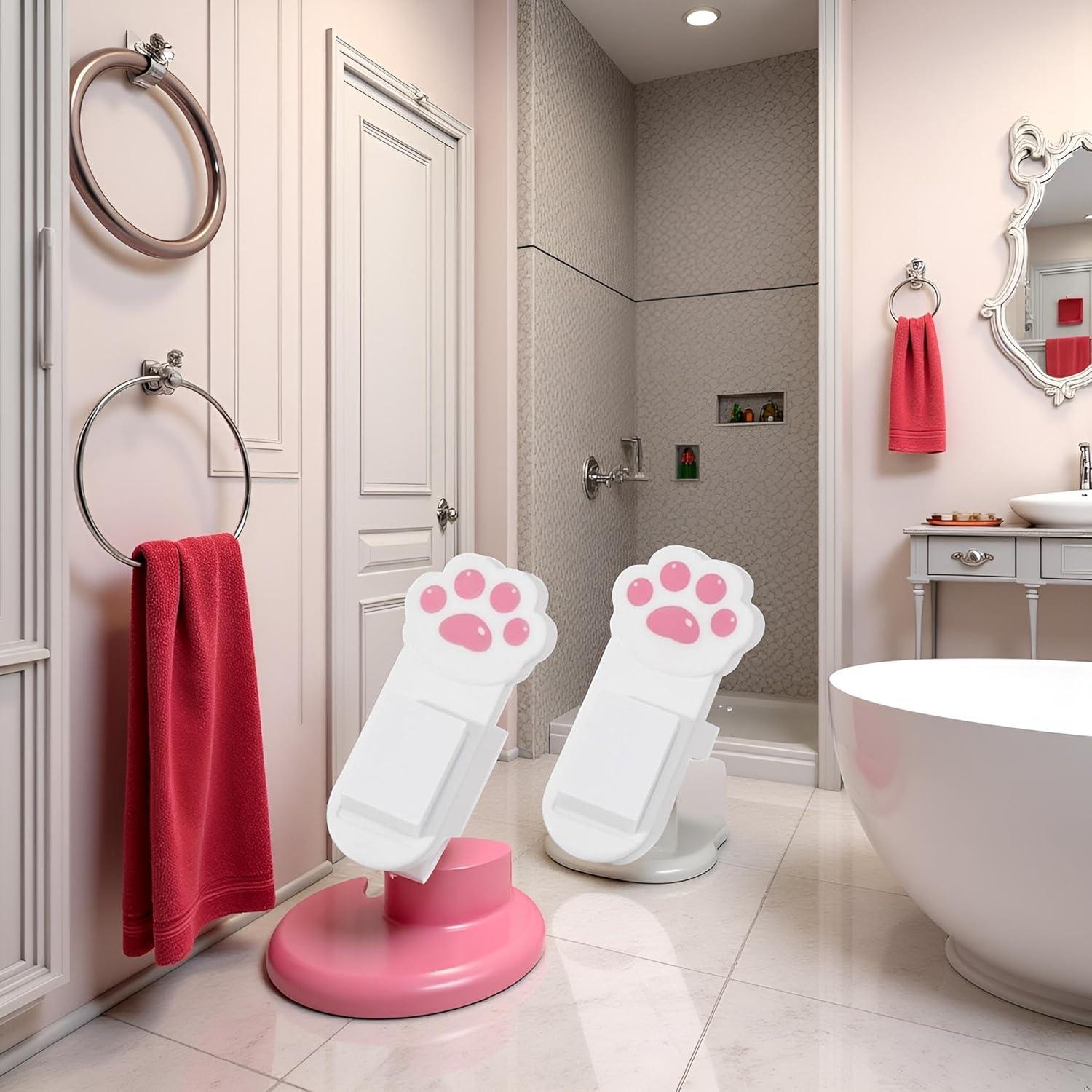 Juego de 2 Lifter de Asiento de Inodoro Juroicessry Patas de Gato