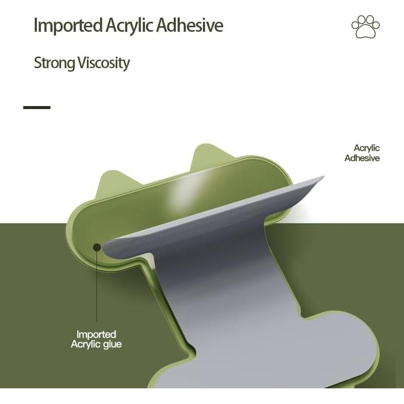 Kleeblatt Toilet Lid Lifter 5 PCS, Silicone Cute Cat Toilet Seat Cover Lifter Handle, Can Avoid Touching, Tabs to Lift Seat,