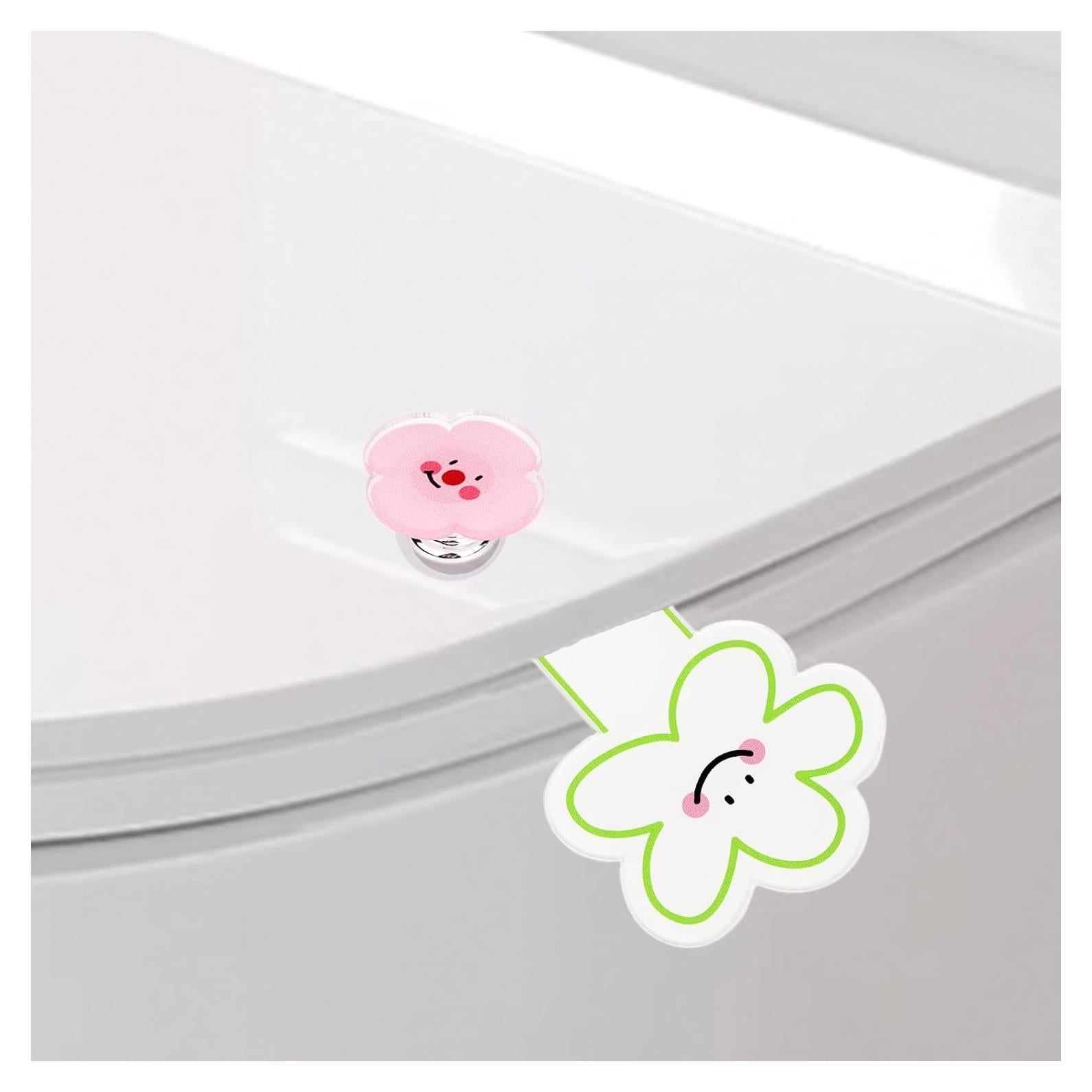 Levantador de tapa de inodoro Lasuroa, rosa/verde/blanco