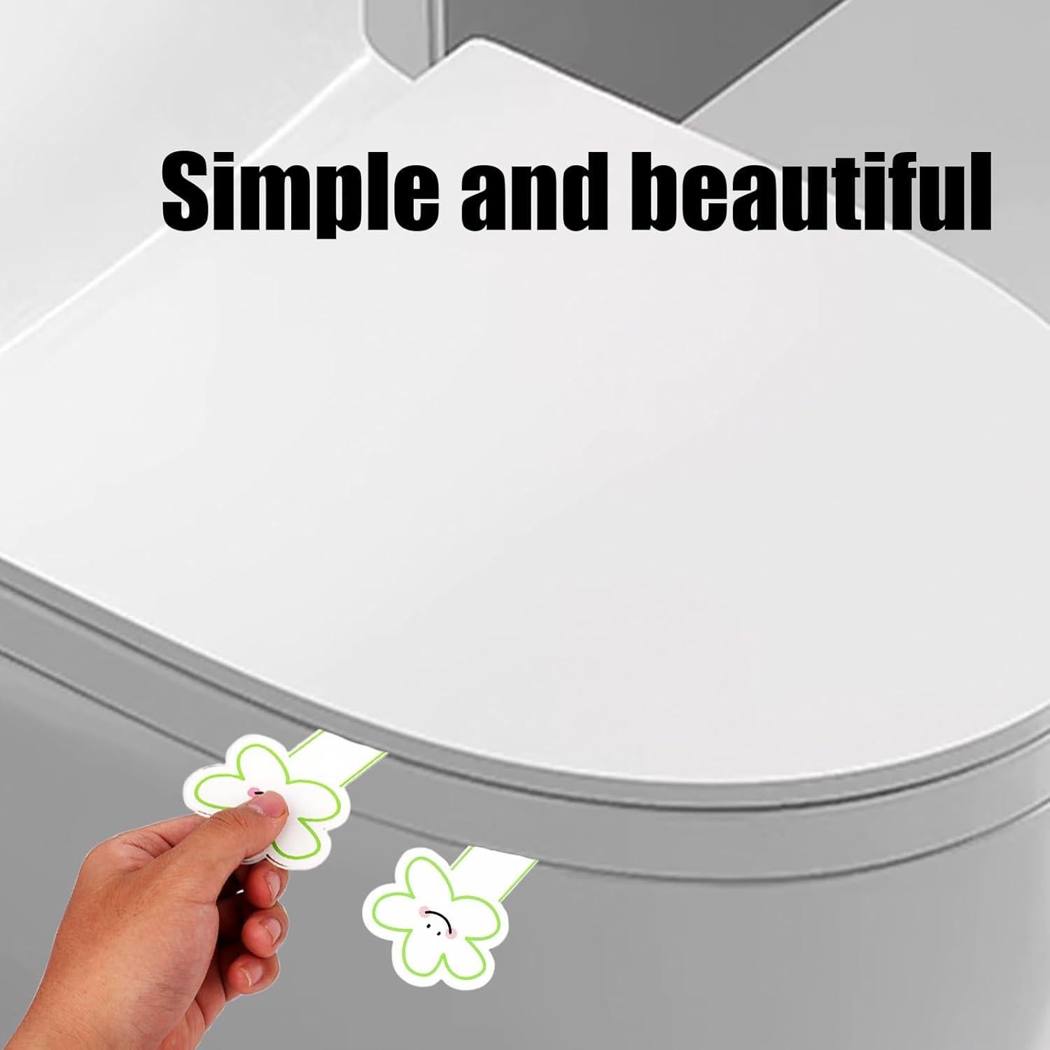 Levantador de tapa de inodoro Lasuroa, rosa/verde/blanco