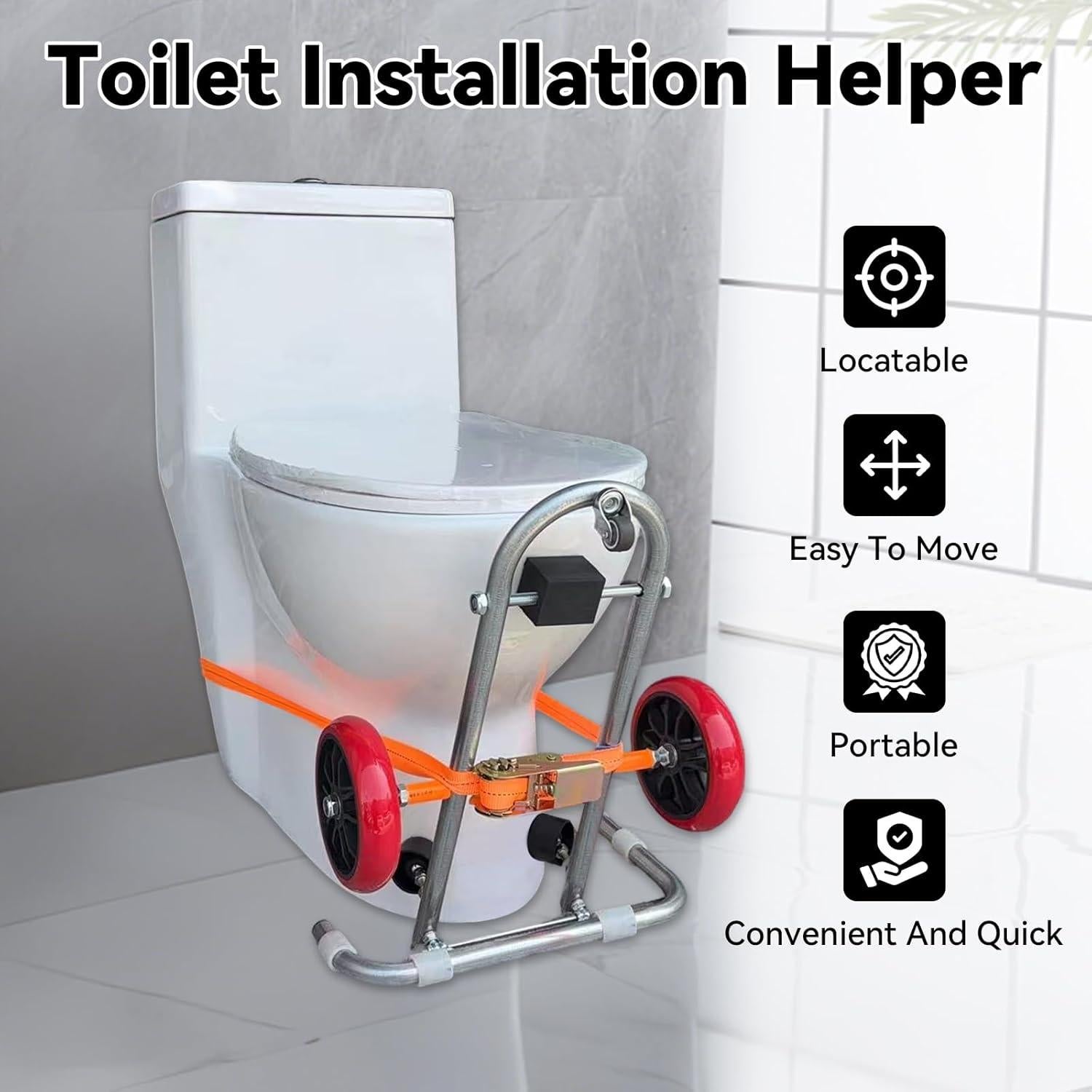 Carro de Inodoro Jack ZQVU GJ-01 con Función de Posicionamiento