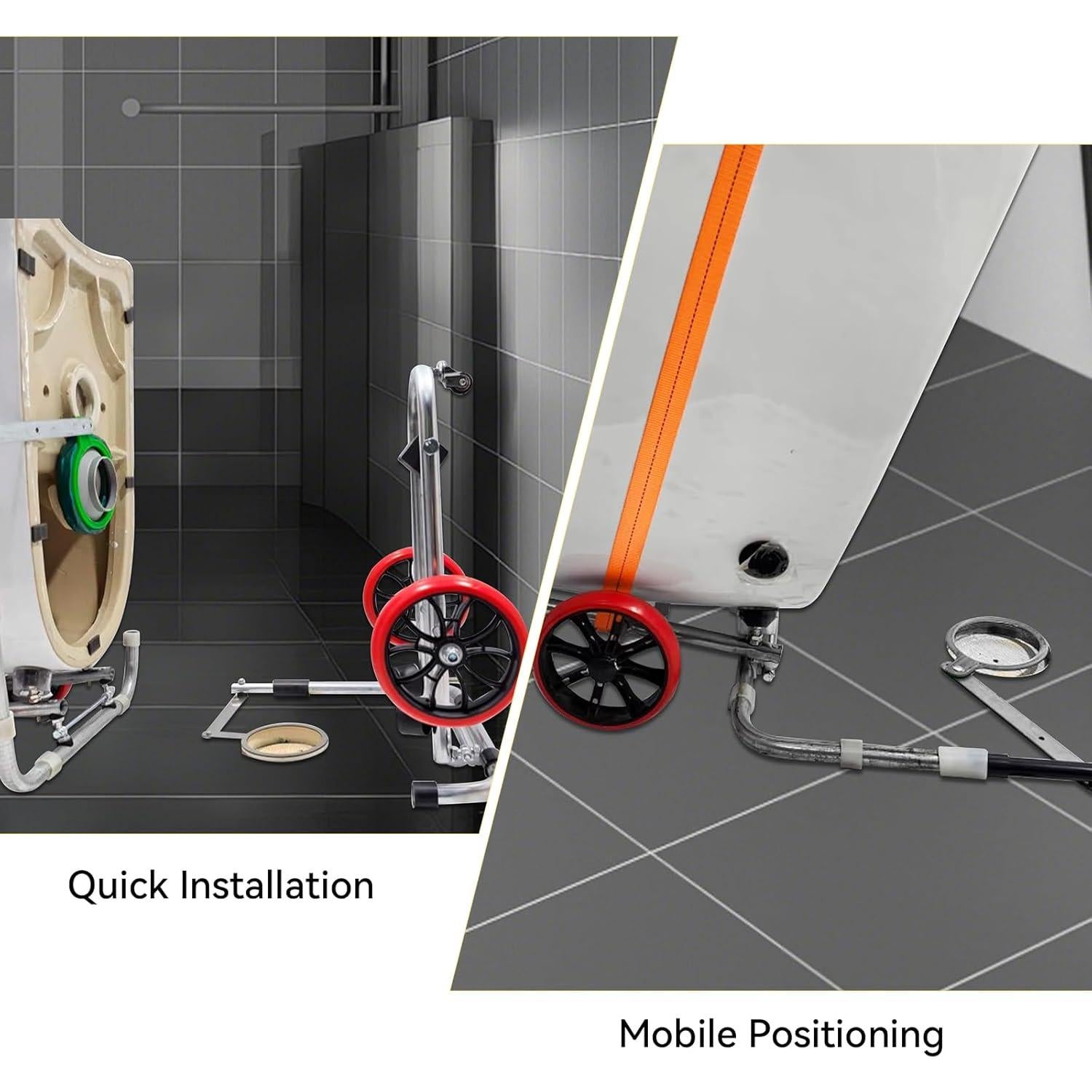 Carro de Inodoro Jack ZQVU GJ-01 con Función de Posicionamiento