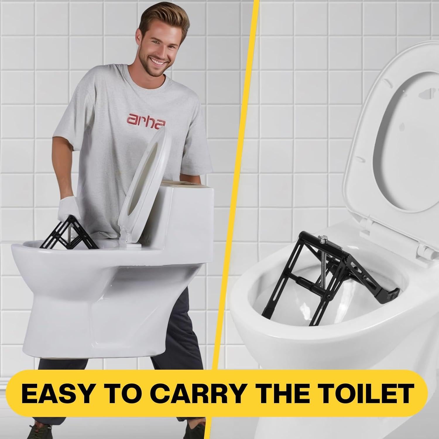 Herramienta de Elevación de Inodoro GuanDaooL - 1.36 kg, Ajustable