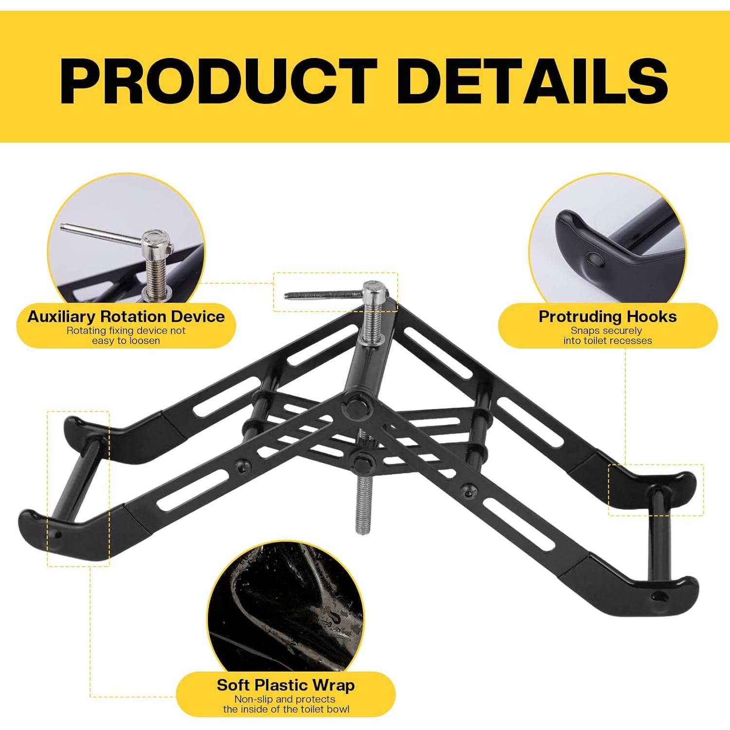 Herramienta de Elevación de Inodoro GuanDaooL - 1.36 kg, Ajustable