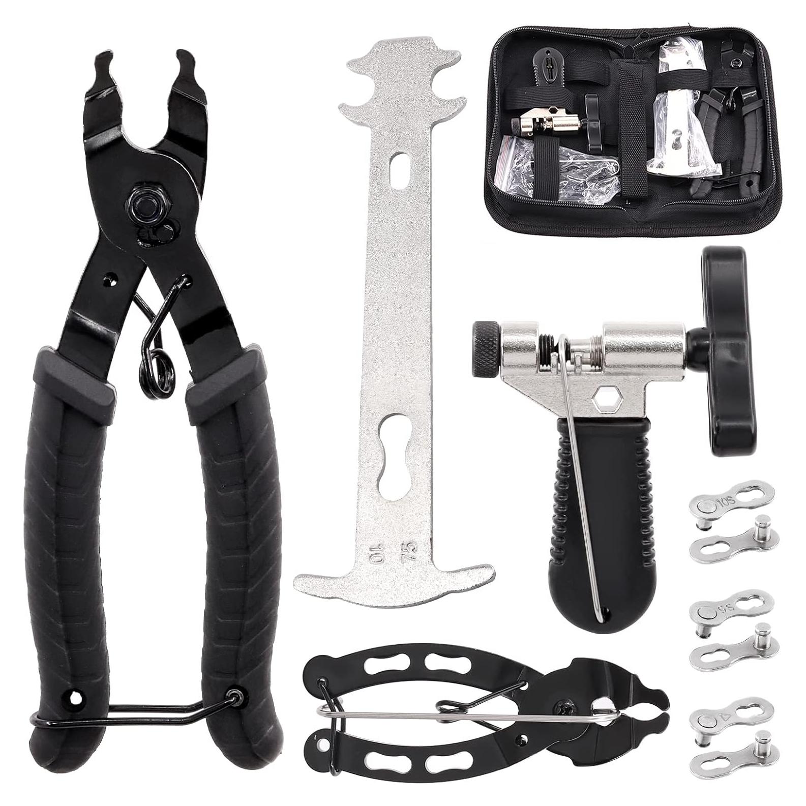 Kit de Herramientas de Reparación de Cadena de Bicicleta Swpeet 11Pcs
