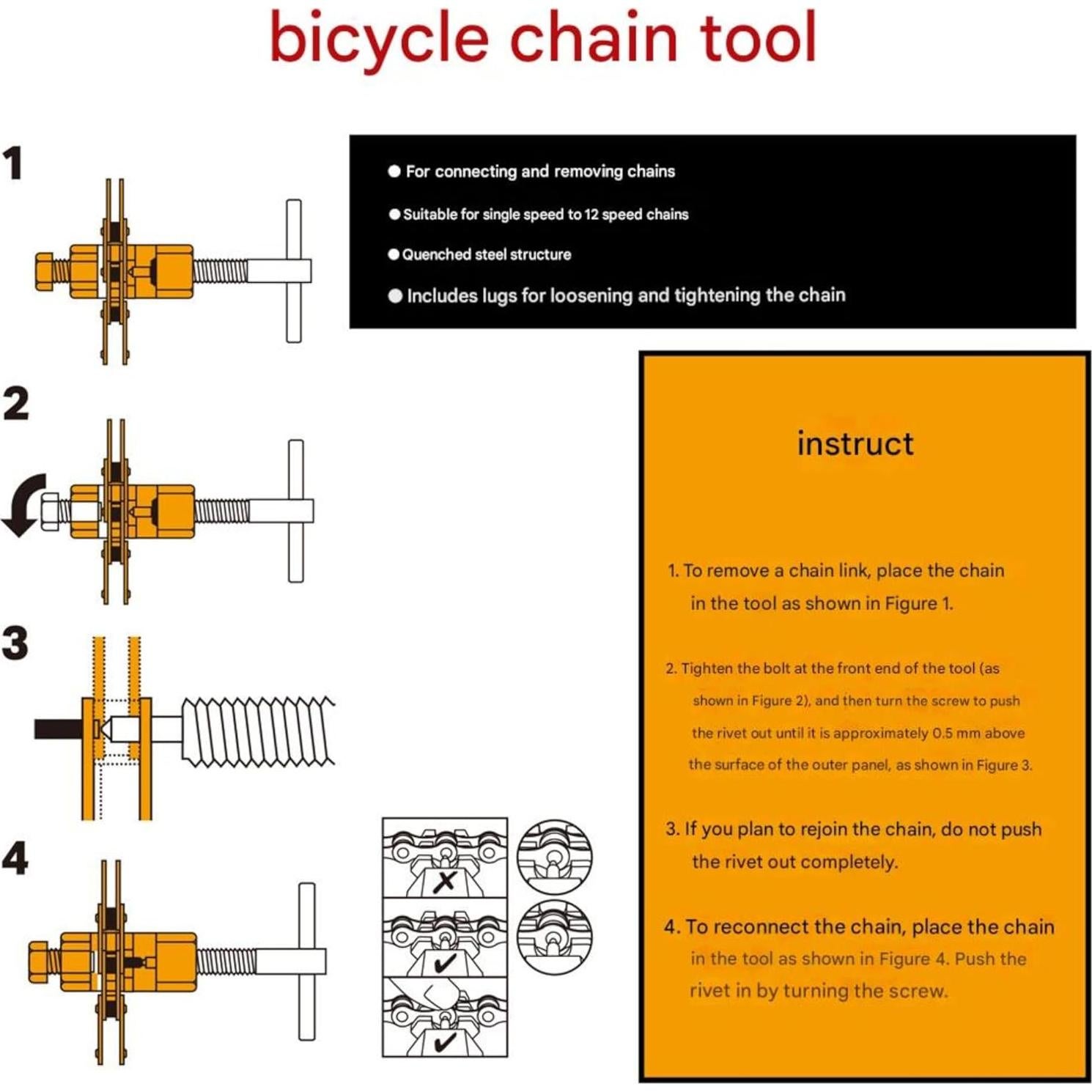Kit de Herramientas Rompedor de Cadenas Chrisphil Profesional