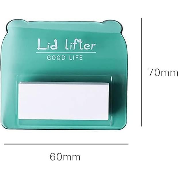 Juego de 2 Elevadores de Mango de Asiento de Inodoro Juroicessry Azul y Verde 70x60mm