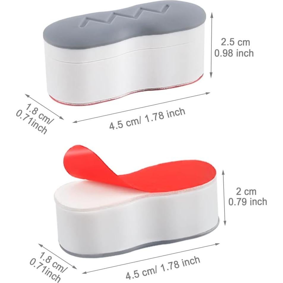 Bumpers de Asiento de Bidet Maylanny - 7 Piezas Gris