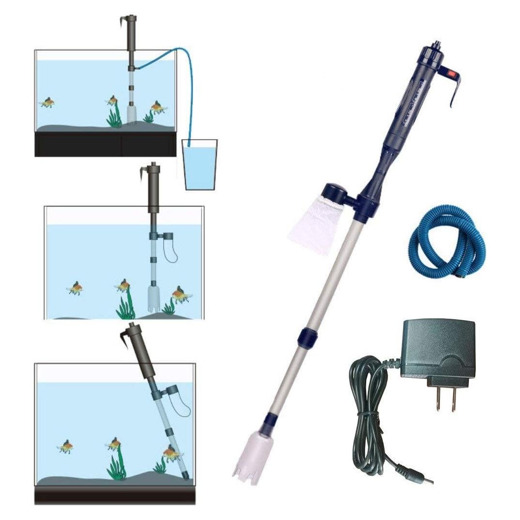 Limpiador de Acuario Eléctrico LONDAFISH 70 cm Sifón Grava