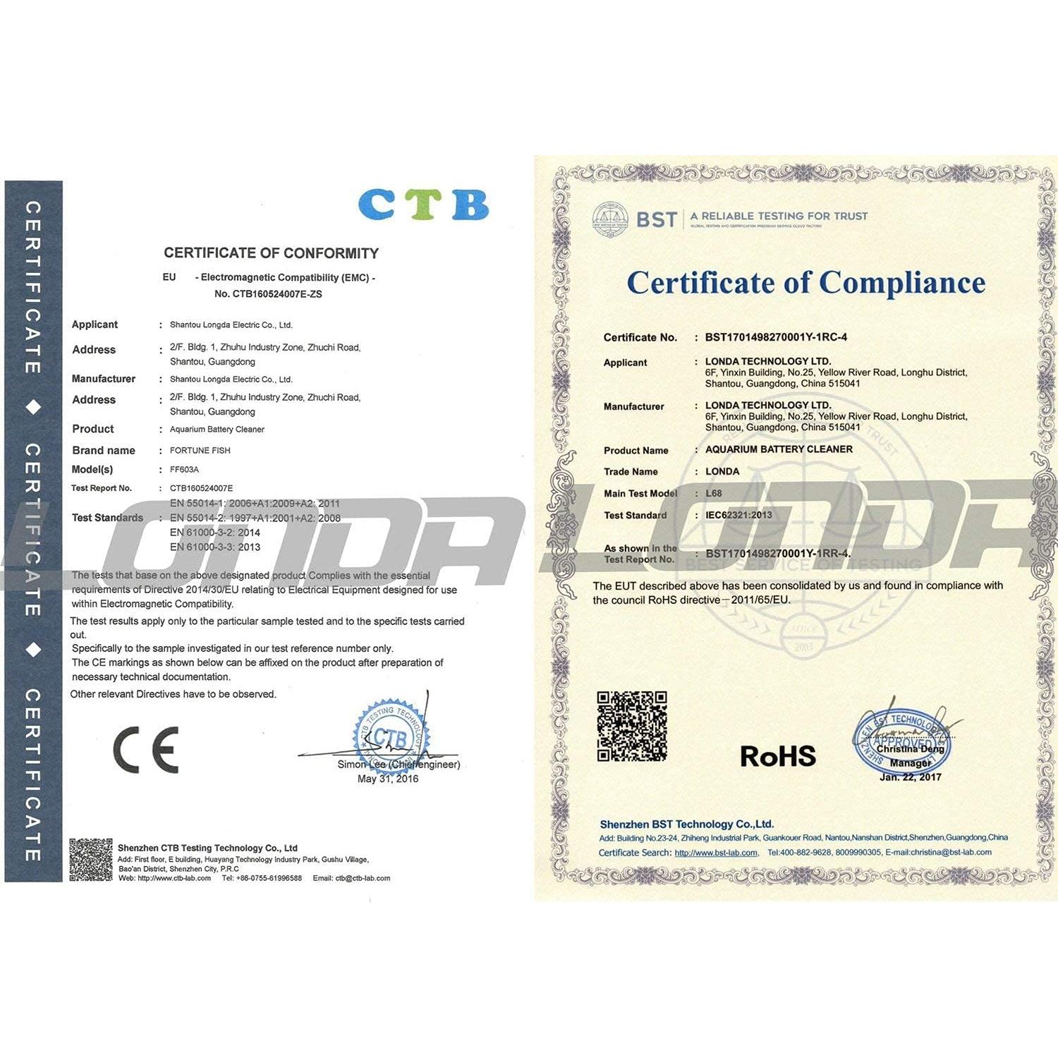 Limpiador de Acuario Eléctrico LONDAFISH 70 cm Sifón Grava