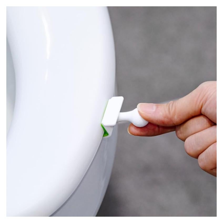 Mango de Asiento de Inodoro Sin Adhesivo ANOQ - 2 Paquete Blanco