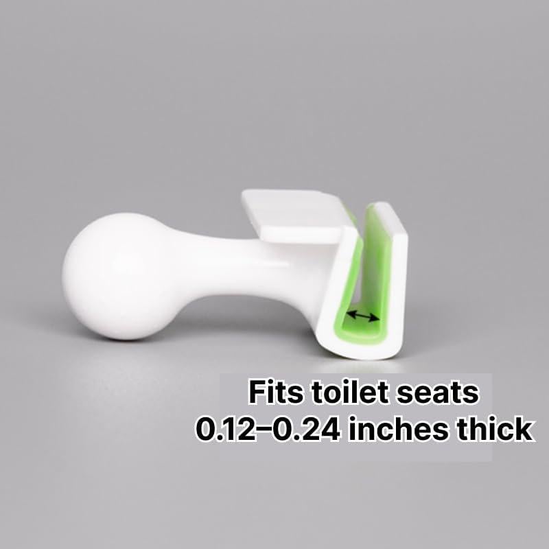 Mango de Asiento de Inodoro Sin Adhesivo ANOQ - 2 Paquete Blanco