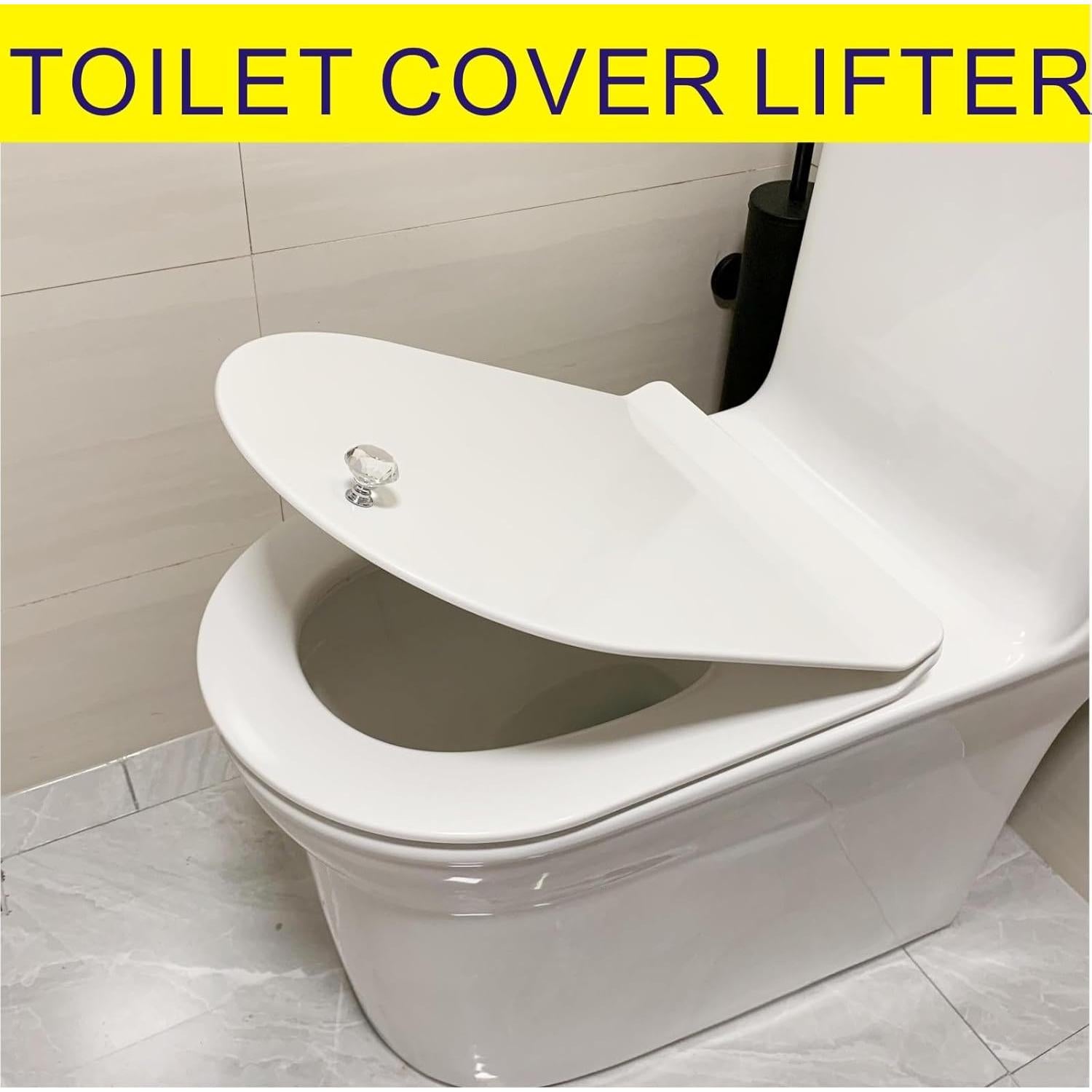 Botón de Inodoro OHNAKON Cristal Diamante 3x3cm - 2 Pack